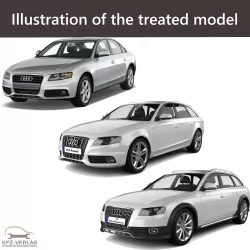 E-Book workshop manual for Audi A4 type 8K, 8K2, 8K5, 8KH year of construction 2007, 2008, 2009, 2010, 2011, 2012, 2013, 2014, 2015