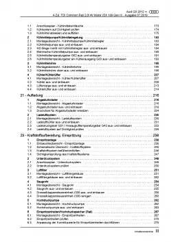 Audi Q3 8U 2011-2018 4-Zyl. 2,0l Dieselmotor 136-177 PS Reparaturanleitung PDF