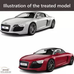 E-Book workshop manual for Audi R8 type 42, 422, 423, 427, 429 year of construction 2006, 2007, 2008, 2009, 2010, 2011, 2012, 2013, 2014, 2015