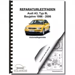 Audi A3 Typ 8L 1996-2006 5 Gang Automatikgetriebe 09A AWD Reparaturanleitung