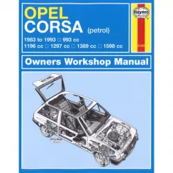 Opel Corsa A 1983-1993 Benzinmotoren Reparaturanleitung Werkstatthandbuch Haynes