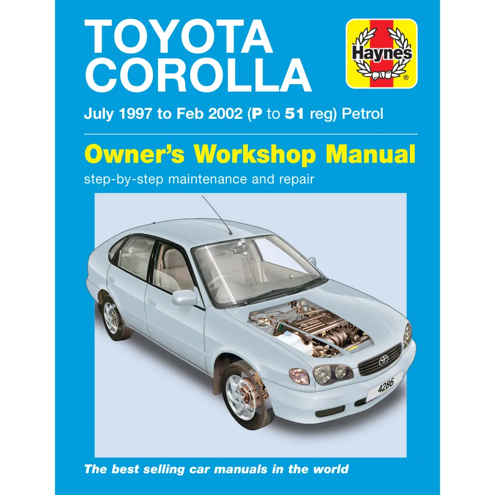 Toyota Corolla 07.1997-02.2002 Benzin Benziner Petrol Reparaturanleitung Haynes