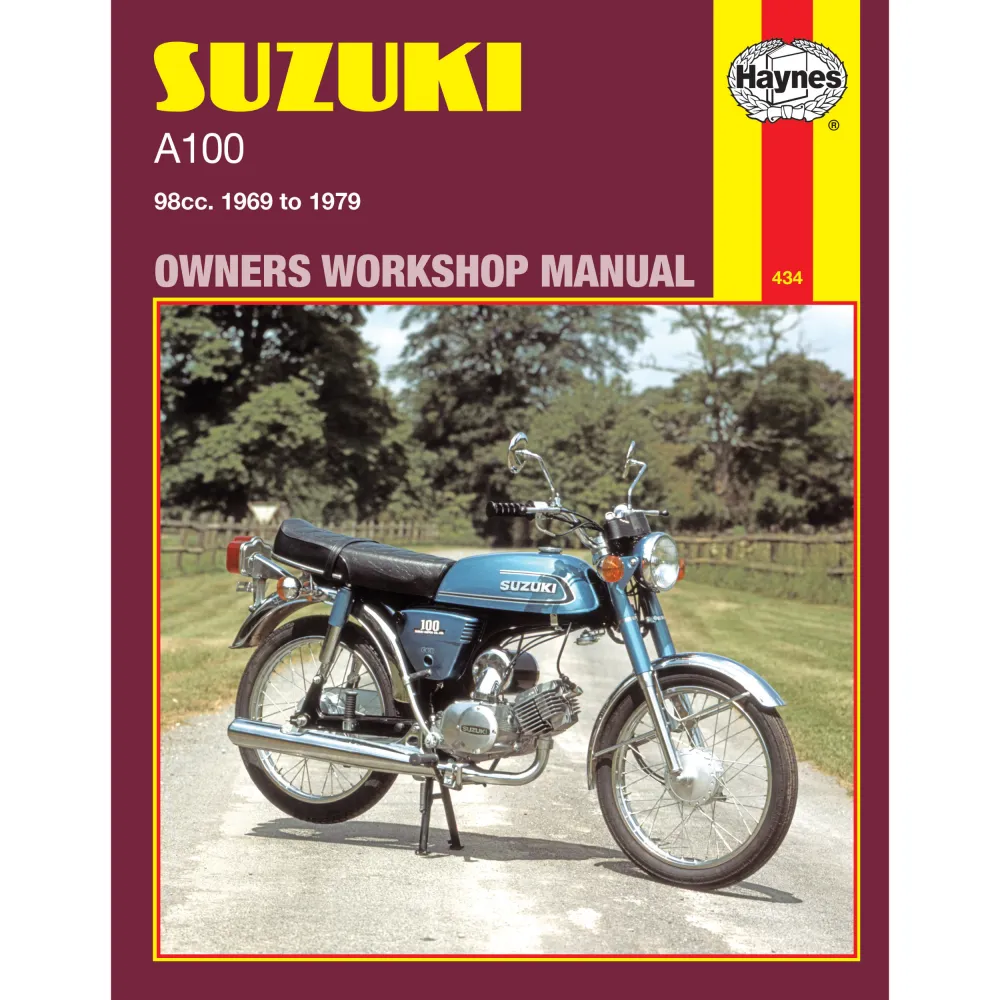 Suzuki A100 K/L/M 1969-1979 UK Motorrad Reparaturanleitung Haynes