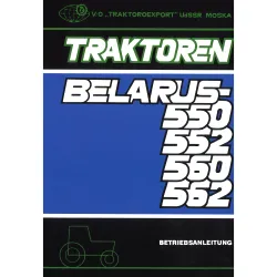 Belarus 550 552 560 562 Viertakt Diesel Wirbelkammersystem Bedienungsanleitung