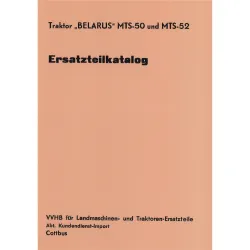 Belarus MTS-50 und MTS-52 Universalschlepper Ersatzteilliste Ersatzteilkatalog