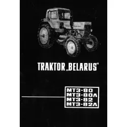 Belarus MT3-80 MT3-82 Viertakt Diesel Reparaturanleitung Werkstatthandbuch