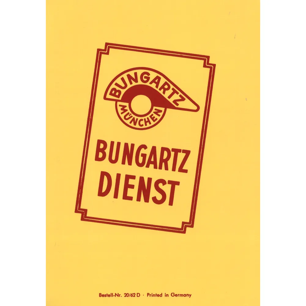 Bungartz T7 Vierradschlepper Bedienungsanleitung inklusive Ersatzteilliste