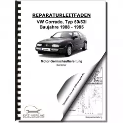 VW Corrad 50 1988-1995 1,8l K-Jetronic VEZ Zündanlage 136 PS Reparaturanleitung