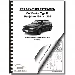 VW Vento Typ 1H 1991-1998 2,0l Motronic Einspritz- Zündanlage Reparaturanleitung