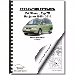 VW Sharan 7M (95-10) 6-Zyl. 2,8l Benzinmotor 204 PS Mechanik Reparaturanleitung