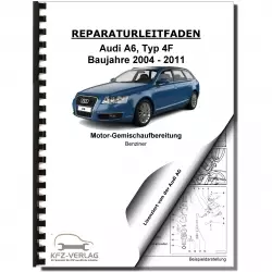 Audi A6 Typ 4F 2004-2011 Benzin Einspritz- Zündanlage 579 PS Reparaturanleitung