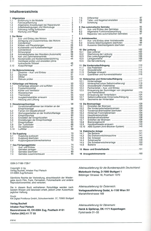 Reparaturanleitung Audi 100/200 Typ 44 C3 (1982-1990) – So Wirds Gemacht Band 41 (Deutsch)
