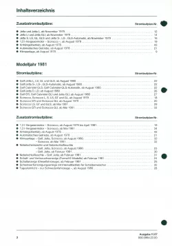 VW Golf 1 17 1979-1982 Schaltplan Stromlaufplan Verkabelung Elektrik Pläne PDF