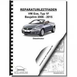 VW EOS Typ 1F (06-15) 4-Zyl. 2,0l Dieselmotor TDI 110-170 PS Reparaturanleitung