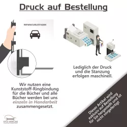 Beim KFZ-VERLAG werden Ihre bestellten Reparaturleitfäden per Druck auf Bestellung nach Ihren Bedürfnissen angefertigt. Direkt nach Eingang Ihrer Bestellung beginnen wir mit dem Druck Ihrer Bestellung und fertigen die Bücher in Handarbeit für Sie an. Diese Art der Fertigung garantiert immer aktuelle Unterlagen und stellt so eine fachgerechte Reparatur Ihres PKW sicher.