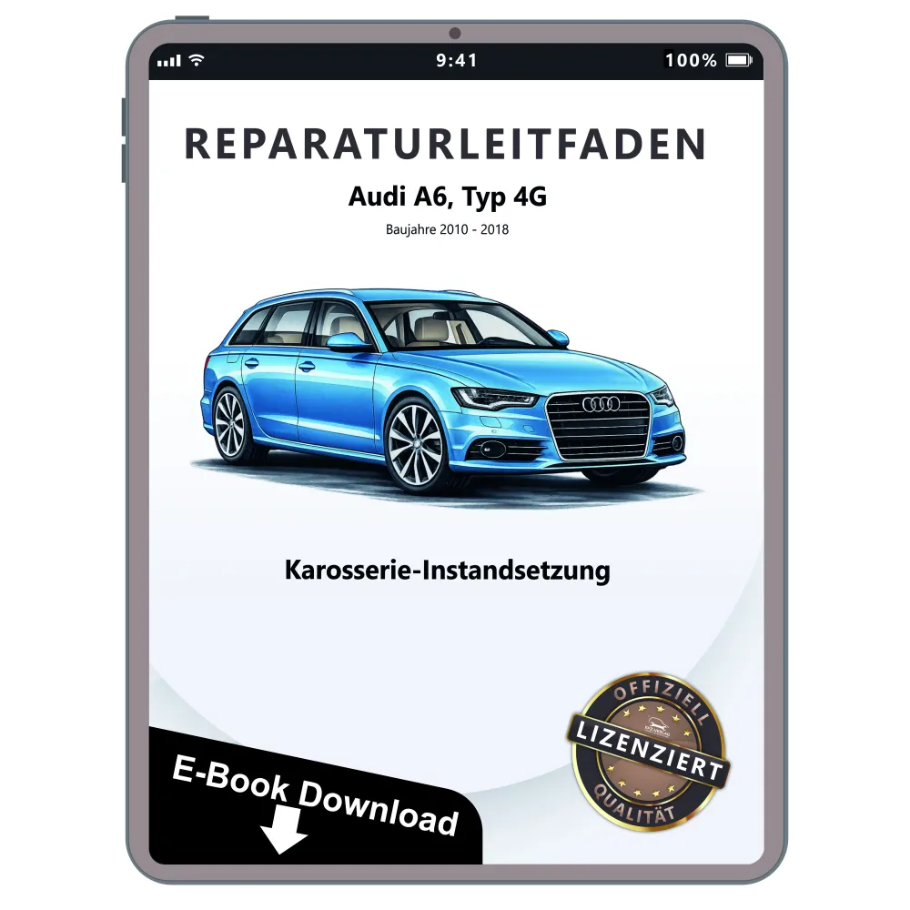 Audi A6 Typ 4G 2010-2018 Karosserie Unfall Instandsetzung Reparaturanleitung PDF