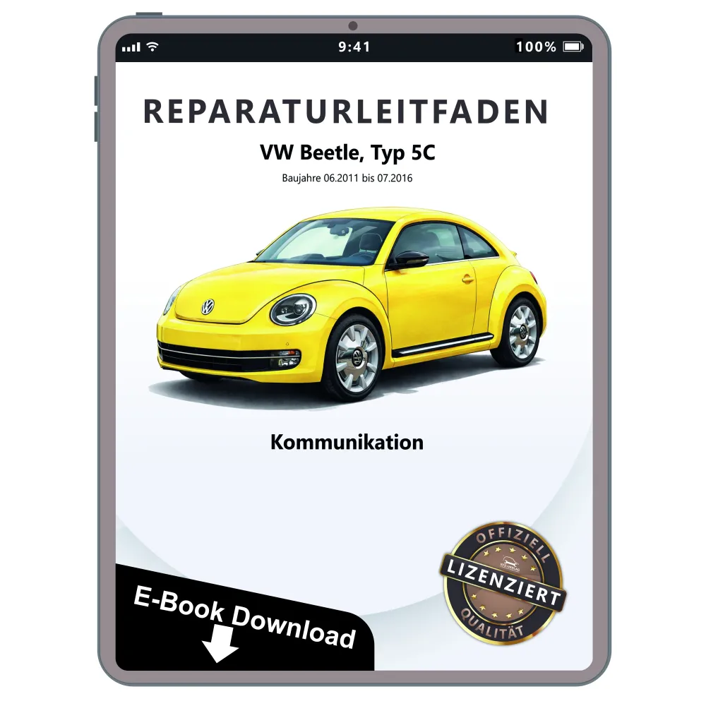 VW Beetle 5C 2011-2016 Kommunikation Radio Telefon Navi Reparaturanleitung eBook