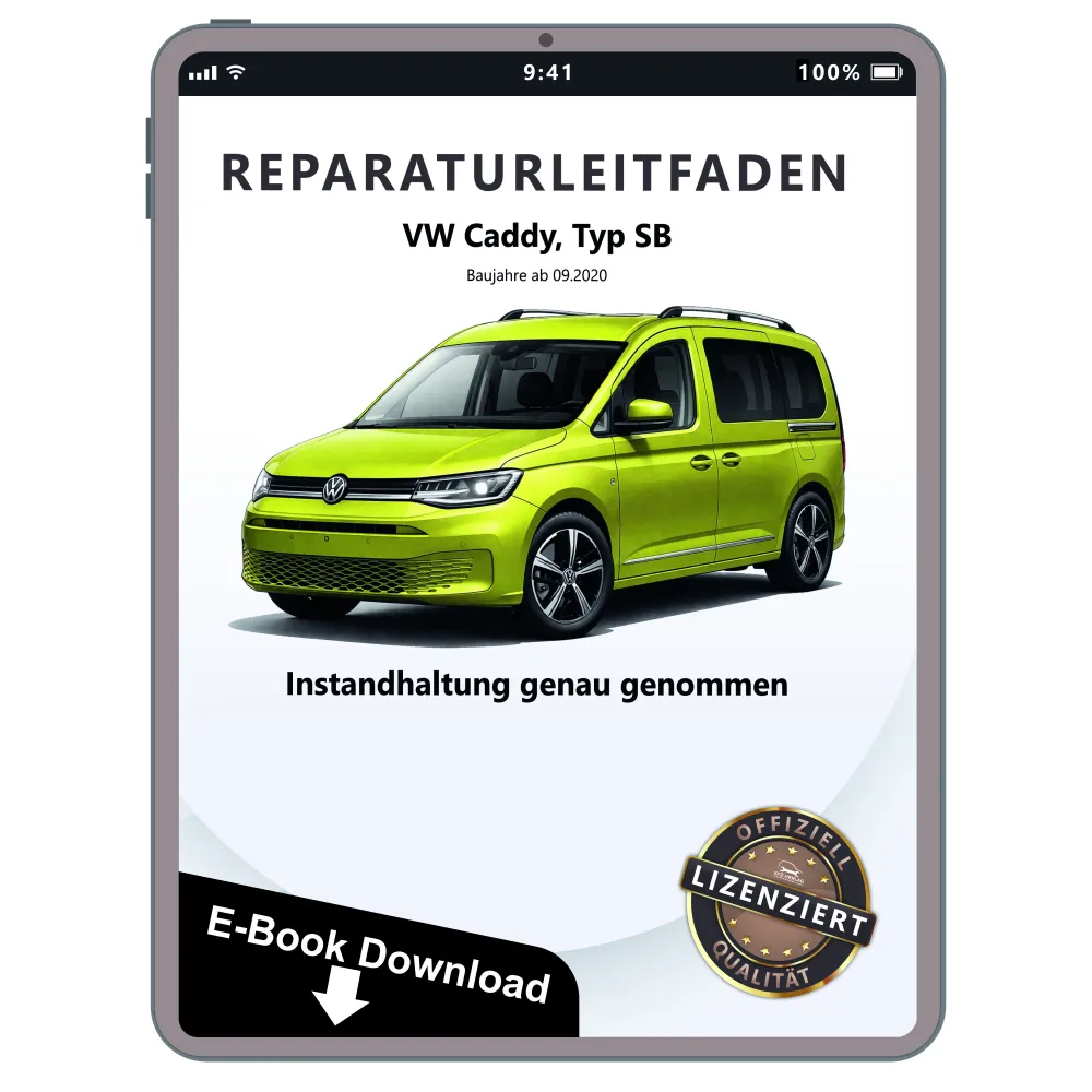 VW Caddy SB ab 2020 Instandhaltung Inspektion Wartung Reparaturanleitung eBook