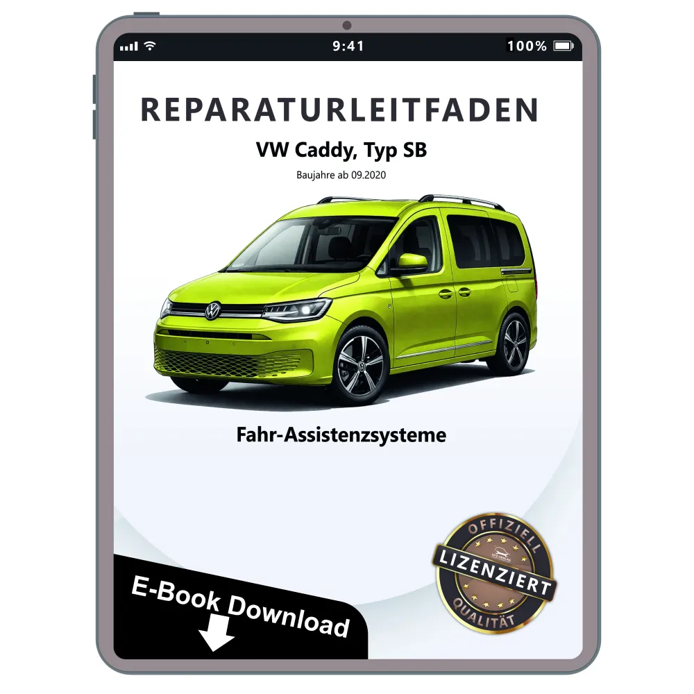 VW Caddy Typ SB ab 2020 Fahr Assistenzsysteme Reparaturanleitung eBook