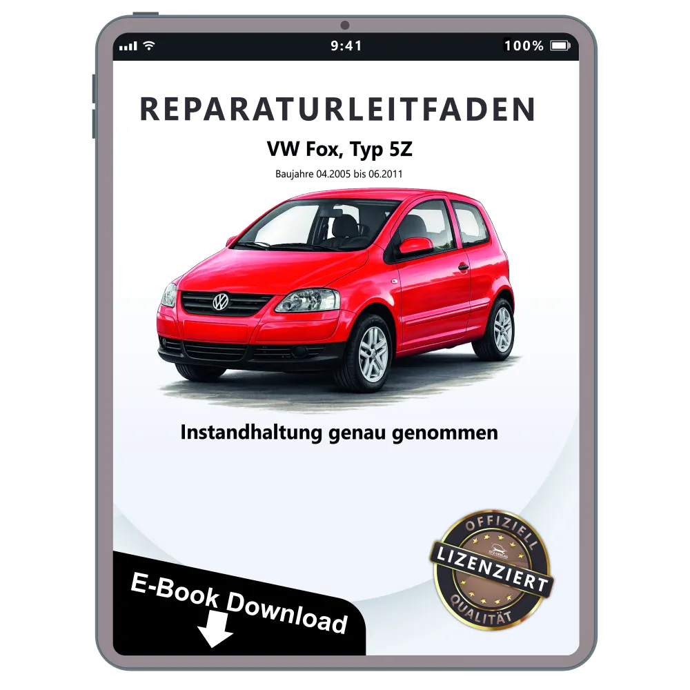 VW Fox 5Z 2005-2011 Instandhaltung Inspektion Wartung Reparaturanleitung eBook