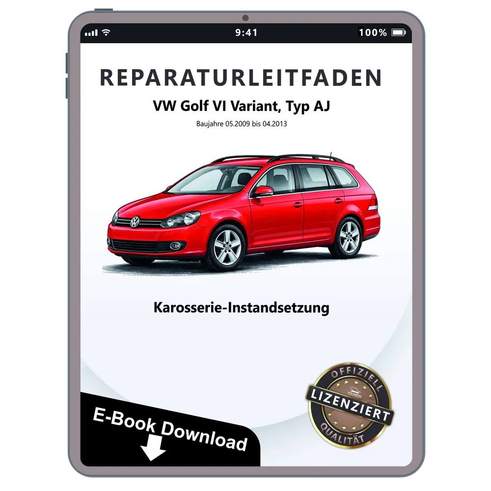 VW Golf 6 Variant AJ (09-13) Karosserie Instandsetzung Reparaturanleitung eBook