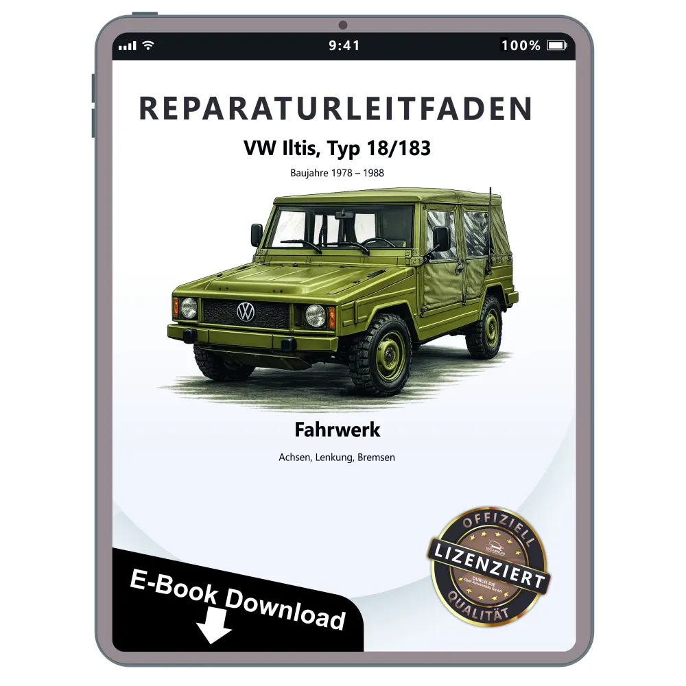 VW Iltis Typ 183 1978-1988 Fahrwerk Bremsanlage Lenkung Reparaturanleitung PDF