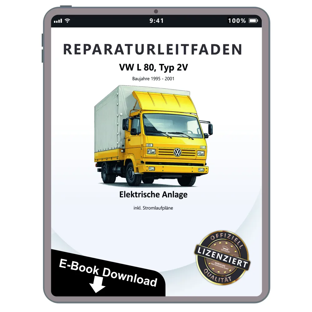 VW L 80 2V 1995-2001 Elektrische Anlage Schaltplan Pläne Reparaturanleitung PDF