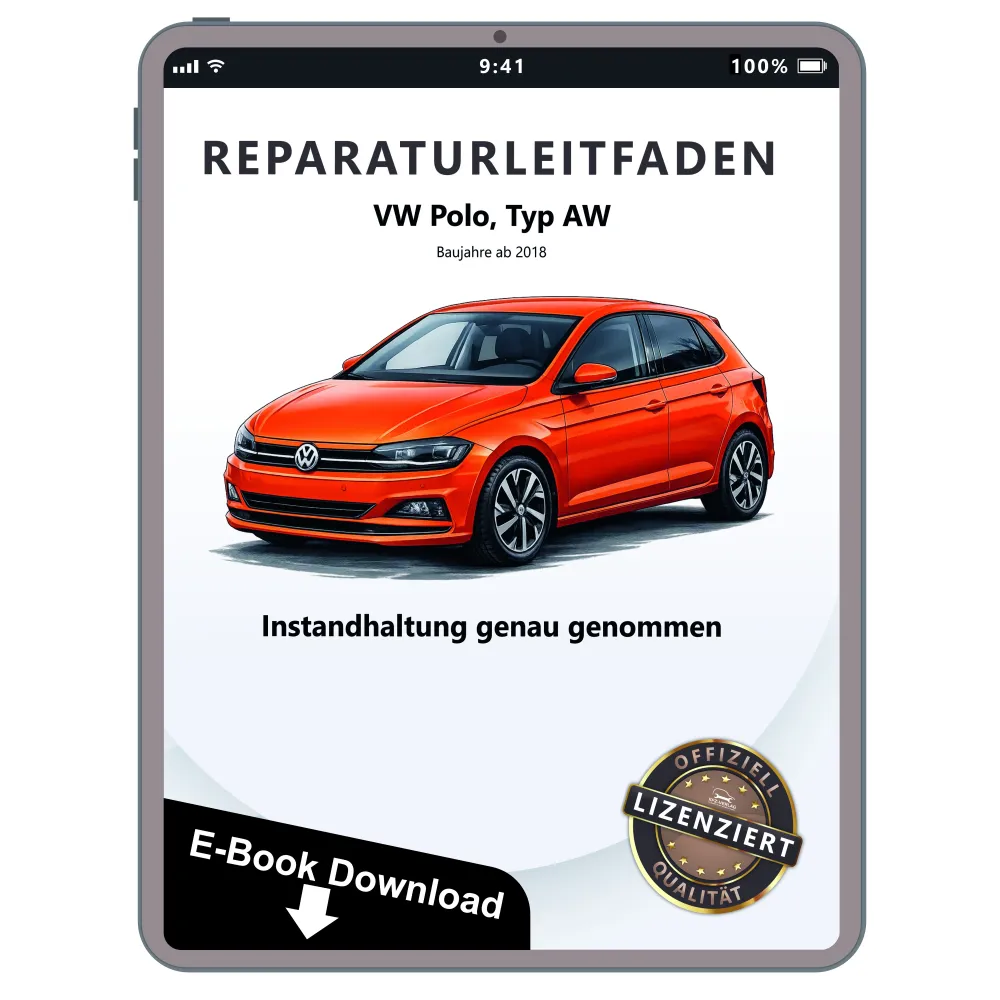 VW Polo Typ AW ab 2018 Instandhaltung Inspektion Wartung Reparaturanleitung PDF