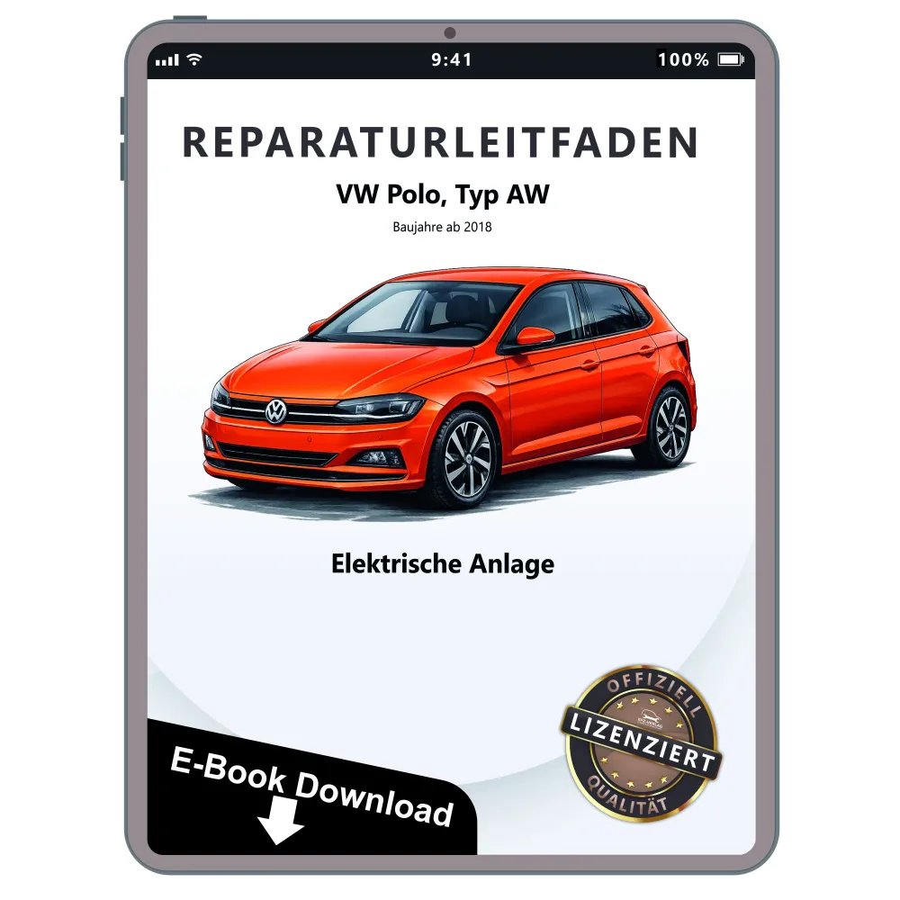 VW Polo AW ab 2018 Elektrische Anlage Elektrik Systeme Reparaturanleitung PDF