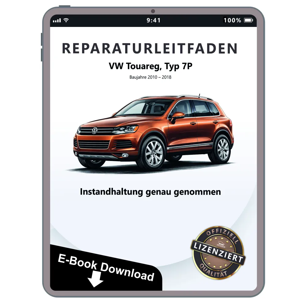 VW Touareg 7P (10-18) Instandhaltung Inspektion Wartung Reparaturanleitung PDF