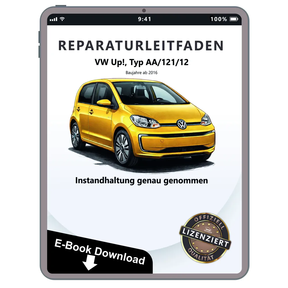 VW Up! Typ AA ab 2016 Instandhaltung Inspektion Wartung Reparaturanleitung PDF