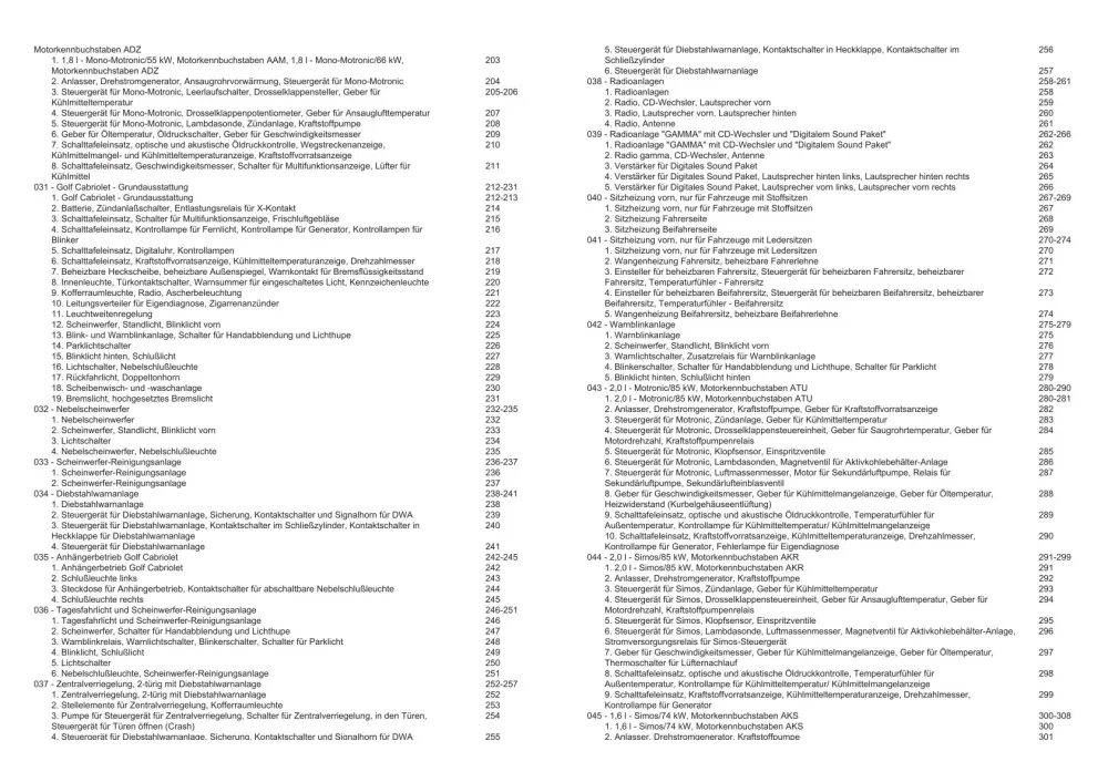 VW Golf 3 Variant 1H (95-97) Schaltplan Stromlaufplan Verkabelung Elektrik eBook