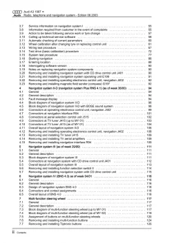 Audi A3 8L 1996-2006 communication radio navigation repair workshop manual eBook