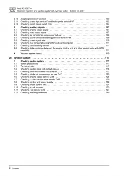 Audi A3 type 8L 1996-2006 motronic injection ignition system repair manual eBook