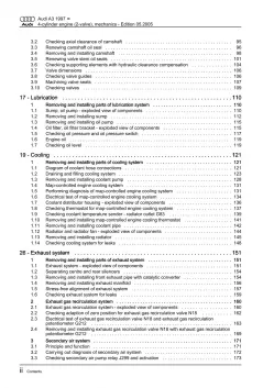 Audi A3 type 8L 1996-2006 injection engine mechanics 102 hp repair manual eBook