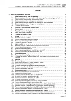 Audi A3 8P (03-12) tdi injection glow plug system 136-170 hp repair manual eBook