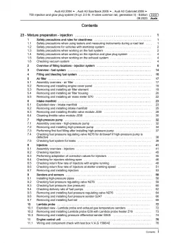 Audi A3 2003-2012 injection glow plug system 2.0l 136-170 hp repair manual eBook