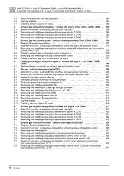 Audi A3 type 8P 2003-2012 diesel engine mechanics 136-170 hp repair manual eBook