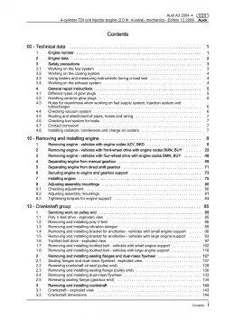 Audi A3 8P 2003-2012 diesel engine mechanics 2.0l 136-170 hp repair manual eBook