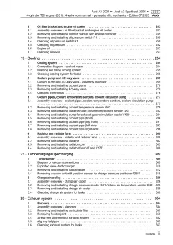 Audi A3 8P 2003-2012 tdi diesel engine mechanics 136-170 hp repair manual eBook