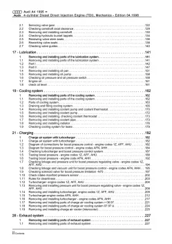 Audi A4 8D (94-02) 4-cyl. diesel engine mechanics 75-110 hp repair manual eBook