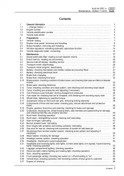 Audi A4 type 8E 2000-2008 maintenance repair workshop manual eBook guide pdf