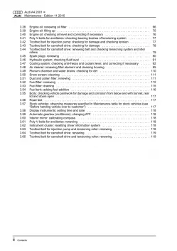 Audi A4 type 8E 2000-2008 maintenance repair workshop manual eBook guide pdf