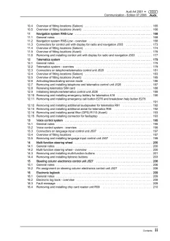 Audi A4 8E 2000-2008 communication radio navigation repair workshop manual eBook