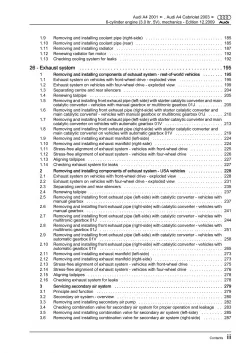 Audi A4 8E 2000-2008 injection engine mechanics 218-220 hp repair manual eBook