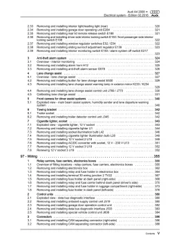Audi A4 type 8K 2007-2015 electrical system repair workshop manual eBook pdf
