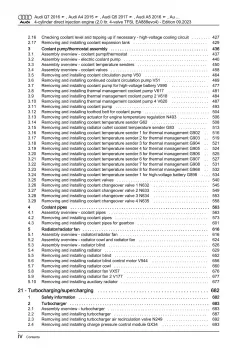 Audi A4 type 8W 2015-2019 petrol engines 204-367 hp repair workshop manual eBook