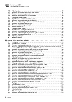 Audi A5 type 8T 2007-2016 electrical system repair workshop manual eBook pdf