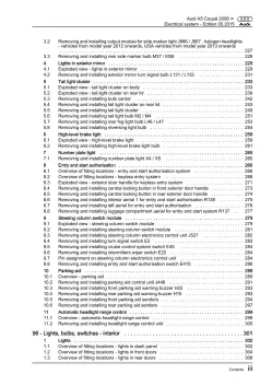 Audi A5 type 8T 2007-2016 electrical system repair workshop manual eBook pdf