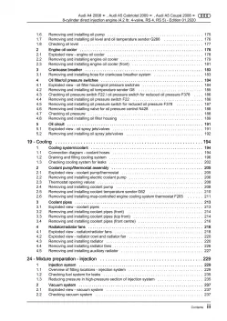 Audi A5 type 8T 2007-2016 8-cyl. petrol engines 4.2l 450 hp repair manual eBook